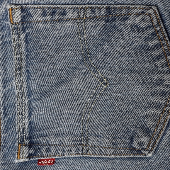 Levi's 517 Medium Blue Bootcut Blue Jeans Size W36 L34 - Picture 13 of 16